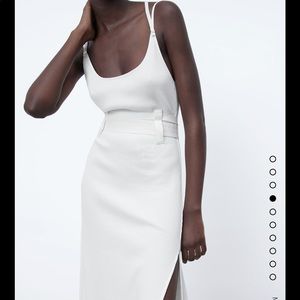 Zara ribbed midi dress